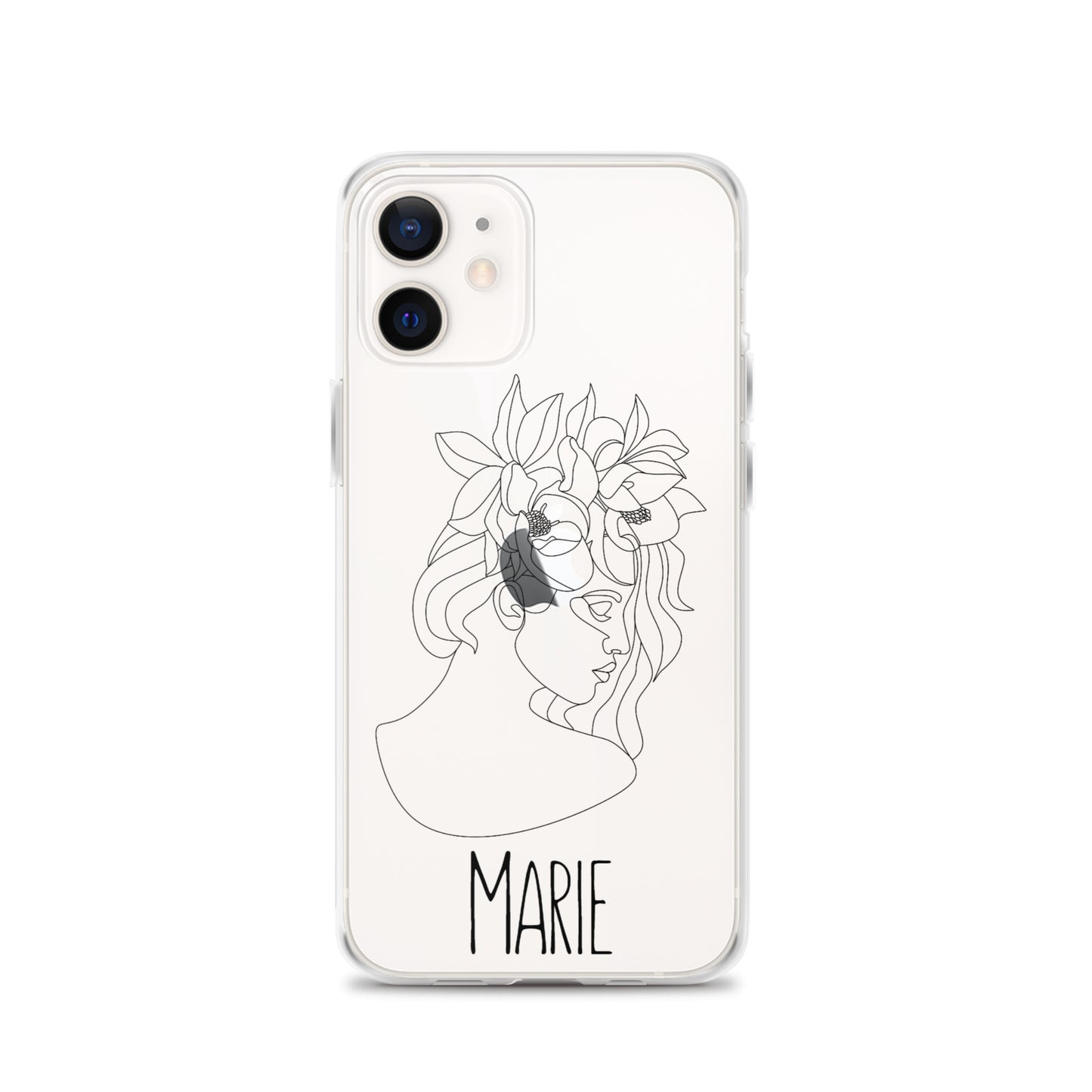 Personalisierte Line-Art iPhone Handyhülle ~ Marie