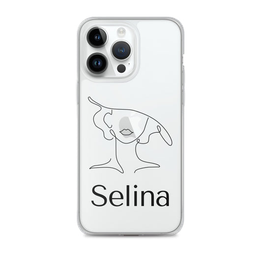 Personalisierte Line-Art iPhone Handyhülle ~ Juliana