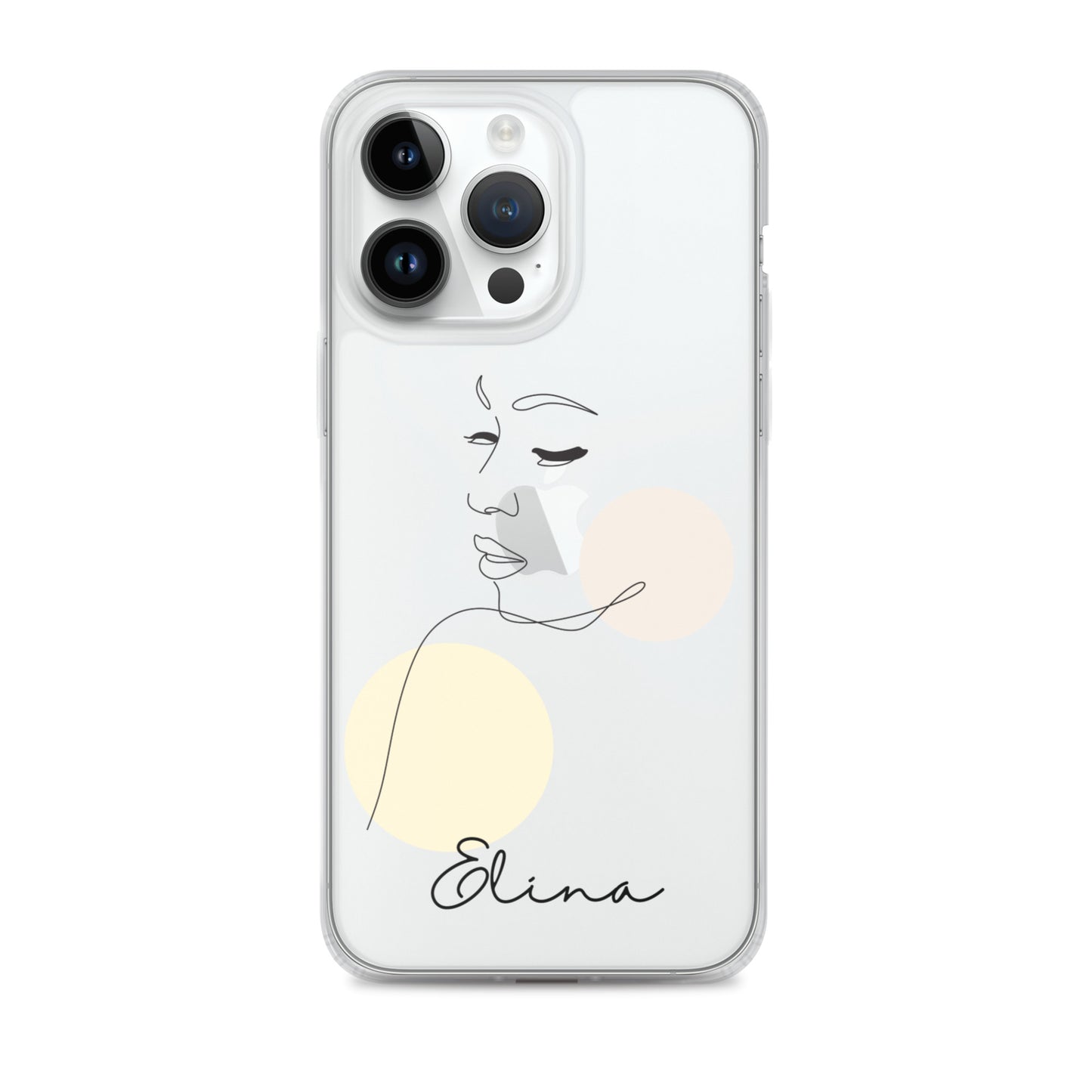 Personalisierte Line-Art iPhone Handyhülle ~ Elina