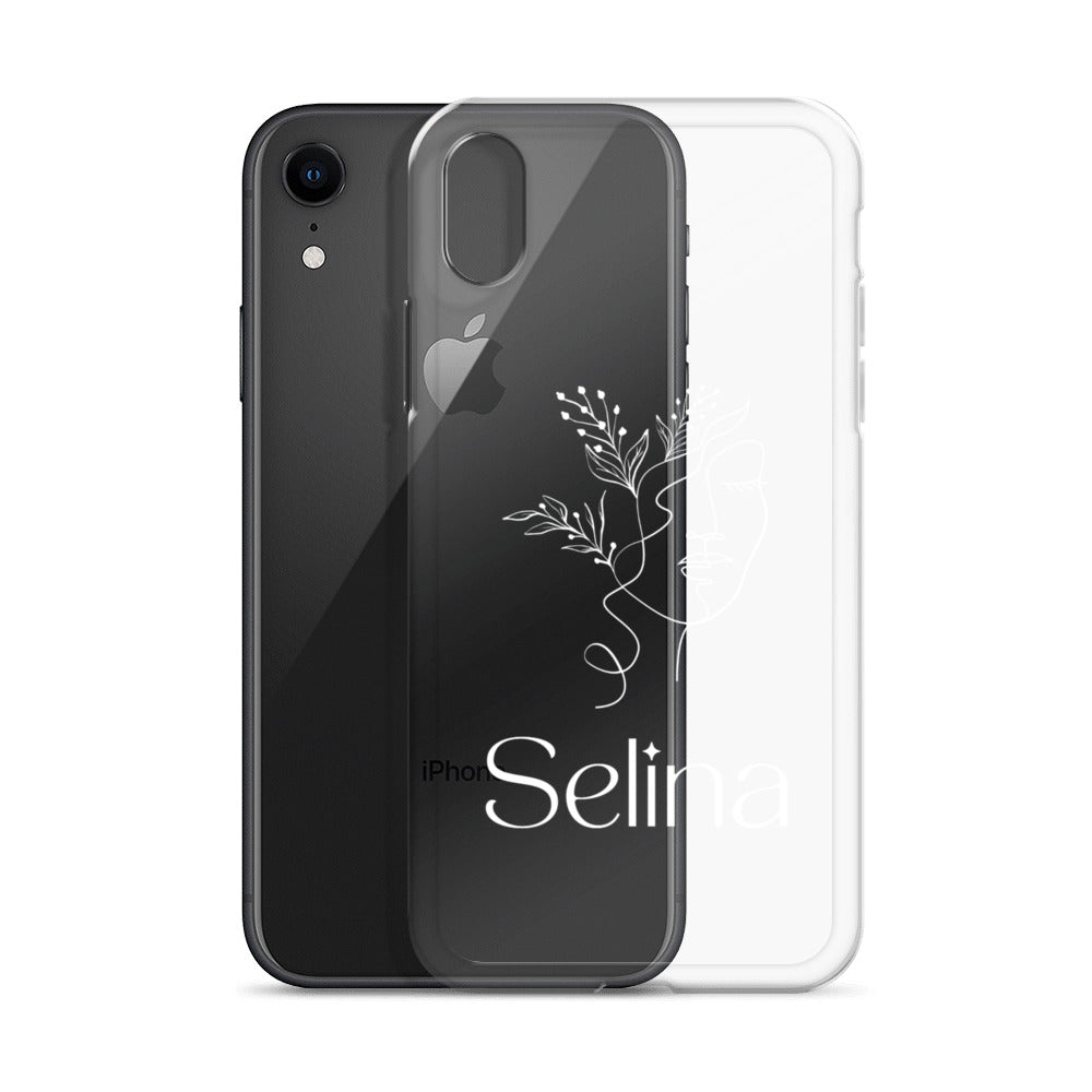 Personalisierte Line-Art iPhone Handyhülle ~ Carolina