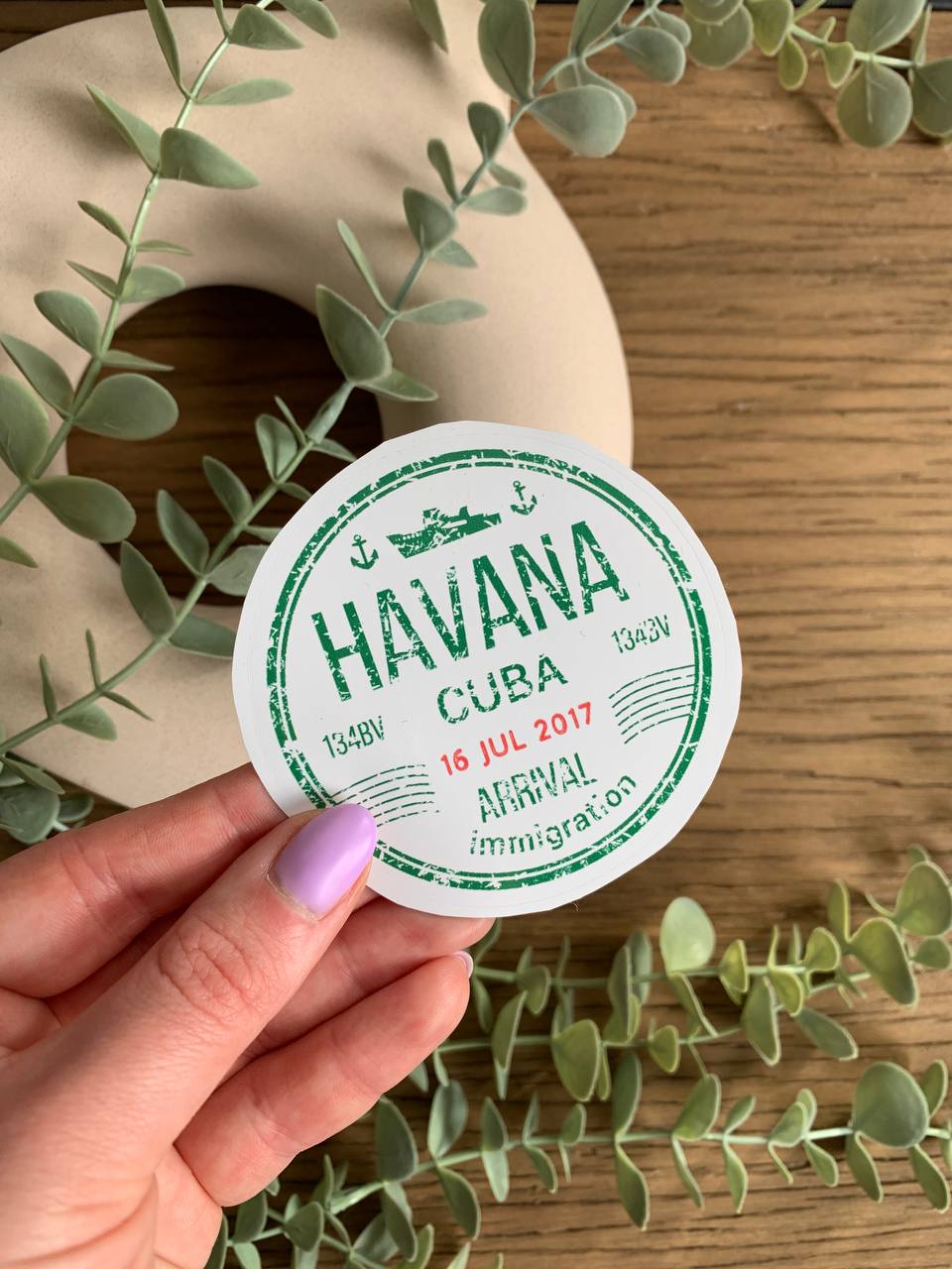 Pass Sticker personalisiert aus Vinyl - Havanna